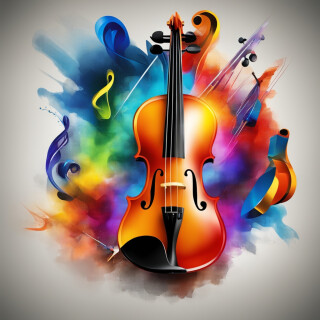 Violin visual #9902