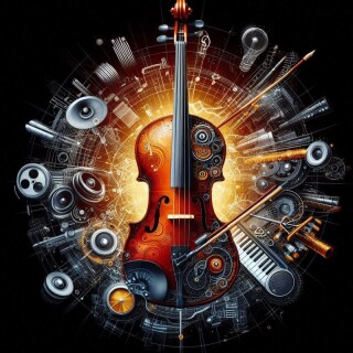 Violin visual #9873