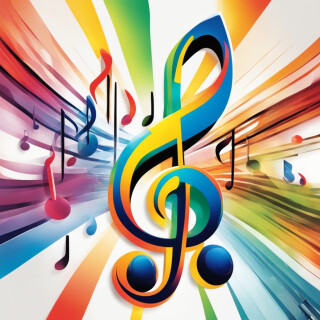 Music note visual #9706