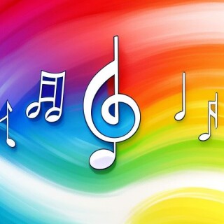 Music note visual #9694
