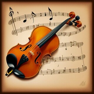 Violin visual #9869