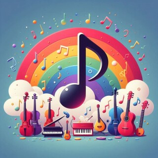 Music note visual #9686
