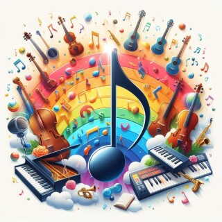 Music note visual #9684
