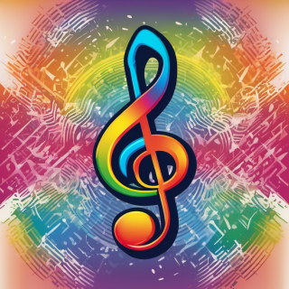 Music note visual #9682