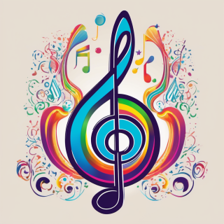 Music note visual #9681