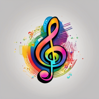 Music note visual #9680