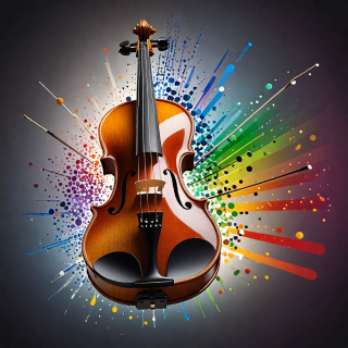 Violin visual #9865