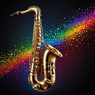 Saxophone visual #9813