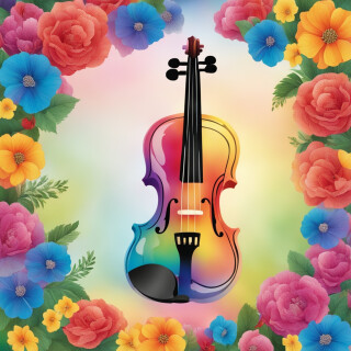 Violin visual #9864