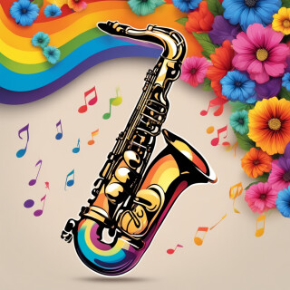 Saxophone visual #9811