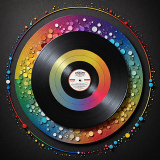 Vinyl record visual #9716