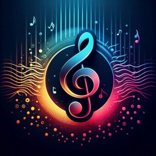 Music note visual #9673