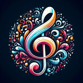 Music note visual #9672