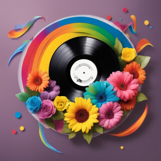 Vinyl record visual #9715