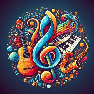 Music note visual #9670