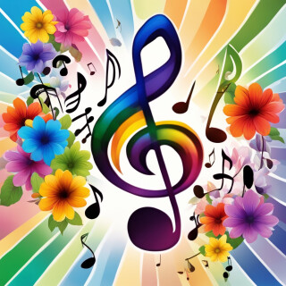 Music note visual #9669
