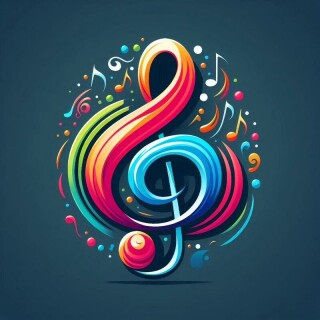 Music note visual #9664