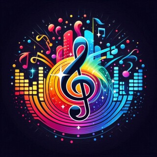 Music note visual #9663