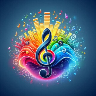 Music note visual #9662
