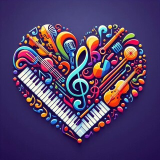 Music note visual #9657