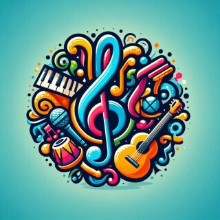 Music note visual #9655