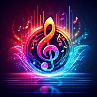 Music note visual #9651