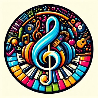 Music note visual #9650