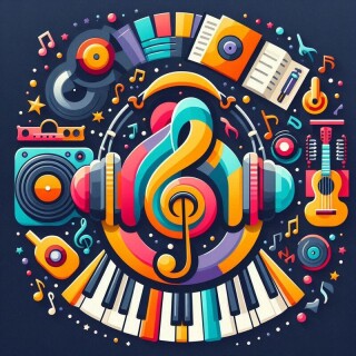 Music note visual #9649