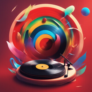 Vinyl record visual #9712