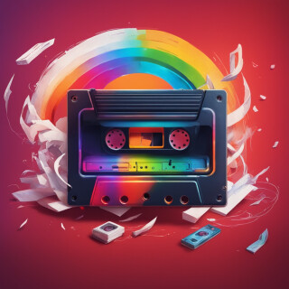 Tape recorder visual #9736