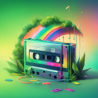 Tape recorder visual #9735
