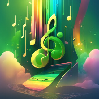 Music note visual #9644
