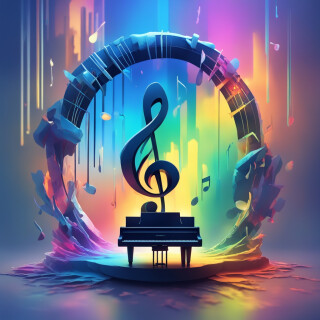 Music note visual #9640