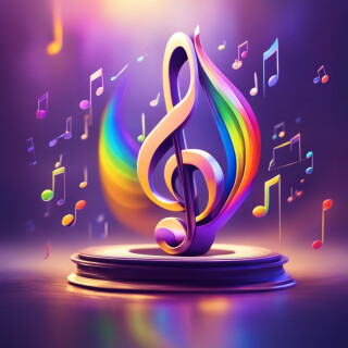 Music note visual #9638
