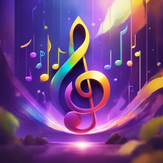 Music note visual #9639