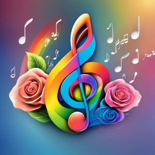 Music note visual #9635