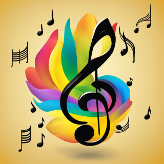 Music note visual #9633