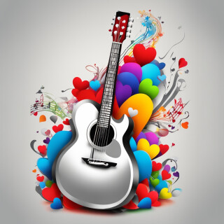 Guitar visual #9976