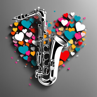 Saxophone visual #10021