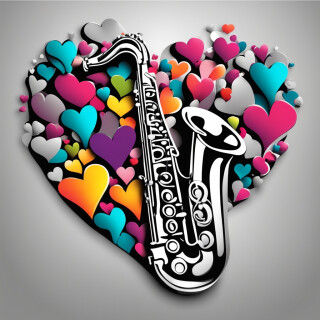 Saxophone visual #10020
