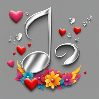 Music note visual #9991