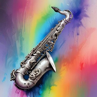 Saxophone visual #10346