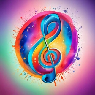 Music note visual #10297