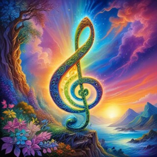 Music note visual #10292