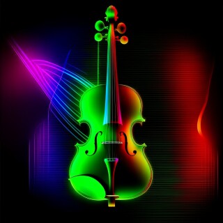 Violin visual #10104
