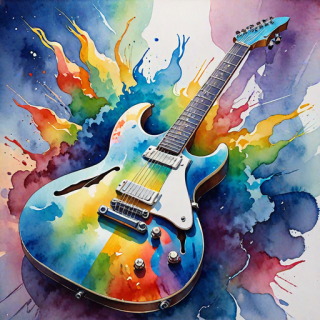 Guitar visual #10242