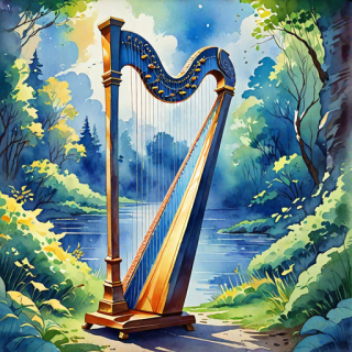 Harp visual #10041