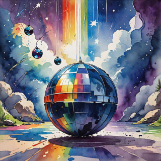 Disco ball visual #10122