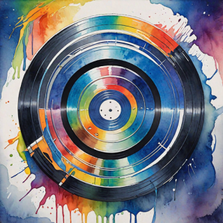 Vinyl record visual #10116
