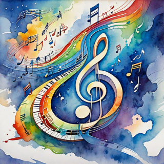 Music note visual #10030